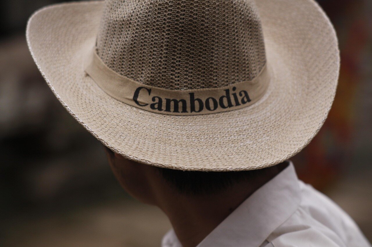Khmer Man with Cambodia Hat